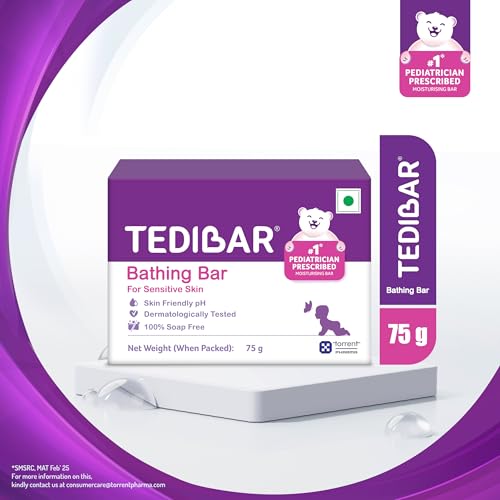 TEDIBAR Curatio baby bath bar 75g wrapped bar for convenient bath time