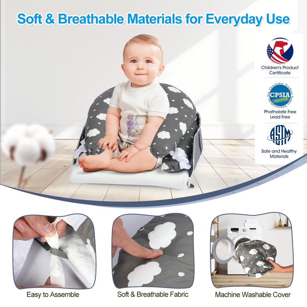 TEEAE Cloud carry bag with zip-up design for compact travel.