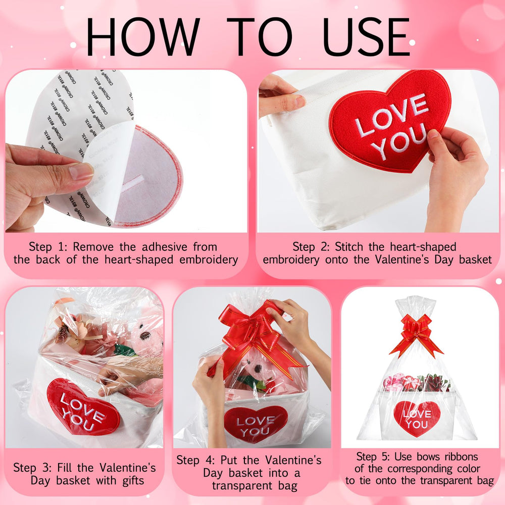 Teecyhooo transparent plastic bags for clean gift presentation.
