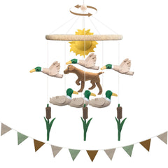 Teeloray Mallard Duck Baby Mobile adds charming visual stimulation in the crib.