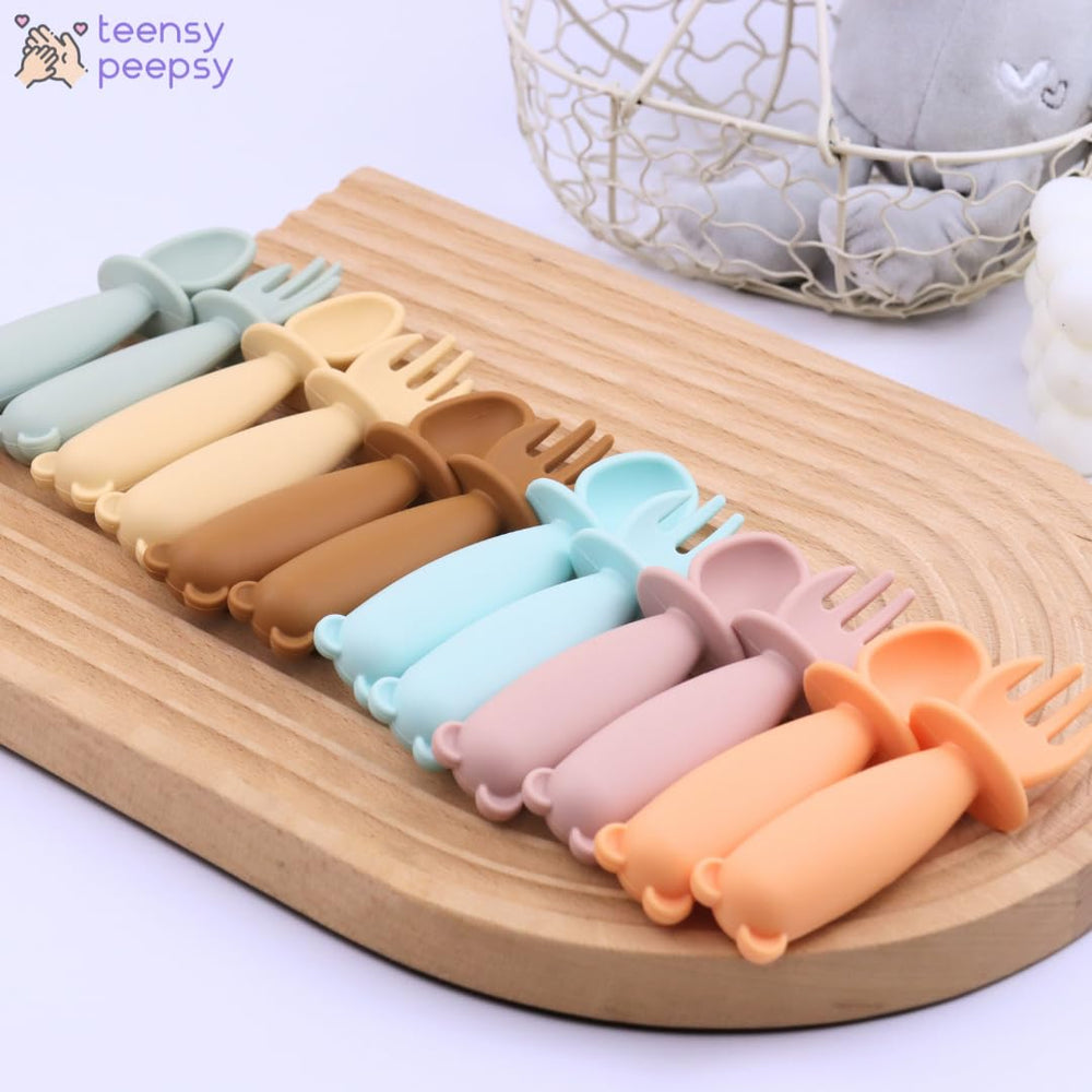 Teensy Peepsy colorful bear look brightens mealtimes