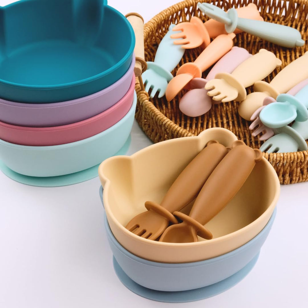 Teensy Peepsy complete feeding set supports BLW and self-feeding