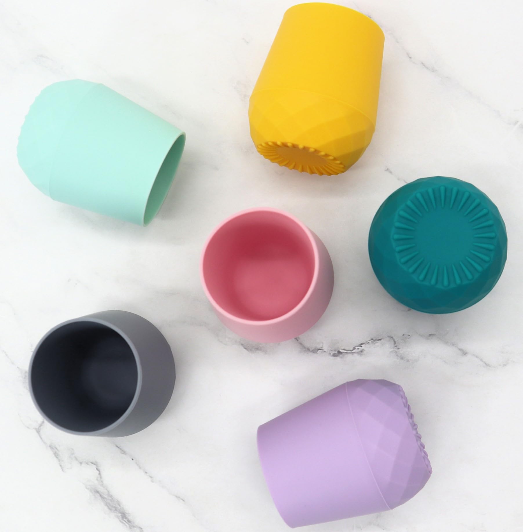 BPA-free Teensy Peepsy silicone cup for safe baby use