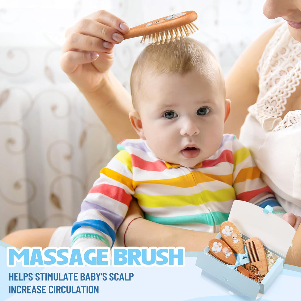 Teenyyou 3in1 grooming kit covers brushing, massaging, and combing needs.