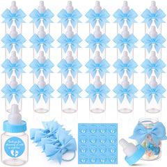 Teenyyou blue mini baby bottles for baby shower favors