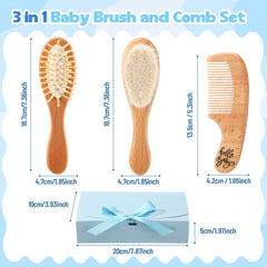 Teenyyou hair comb detangles baby hair with safe, smooth teeth.