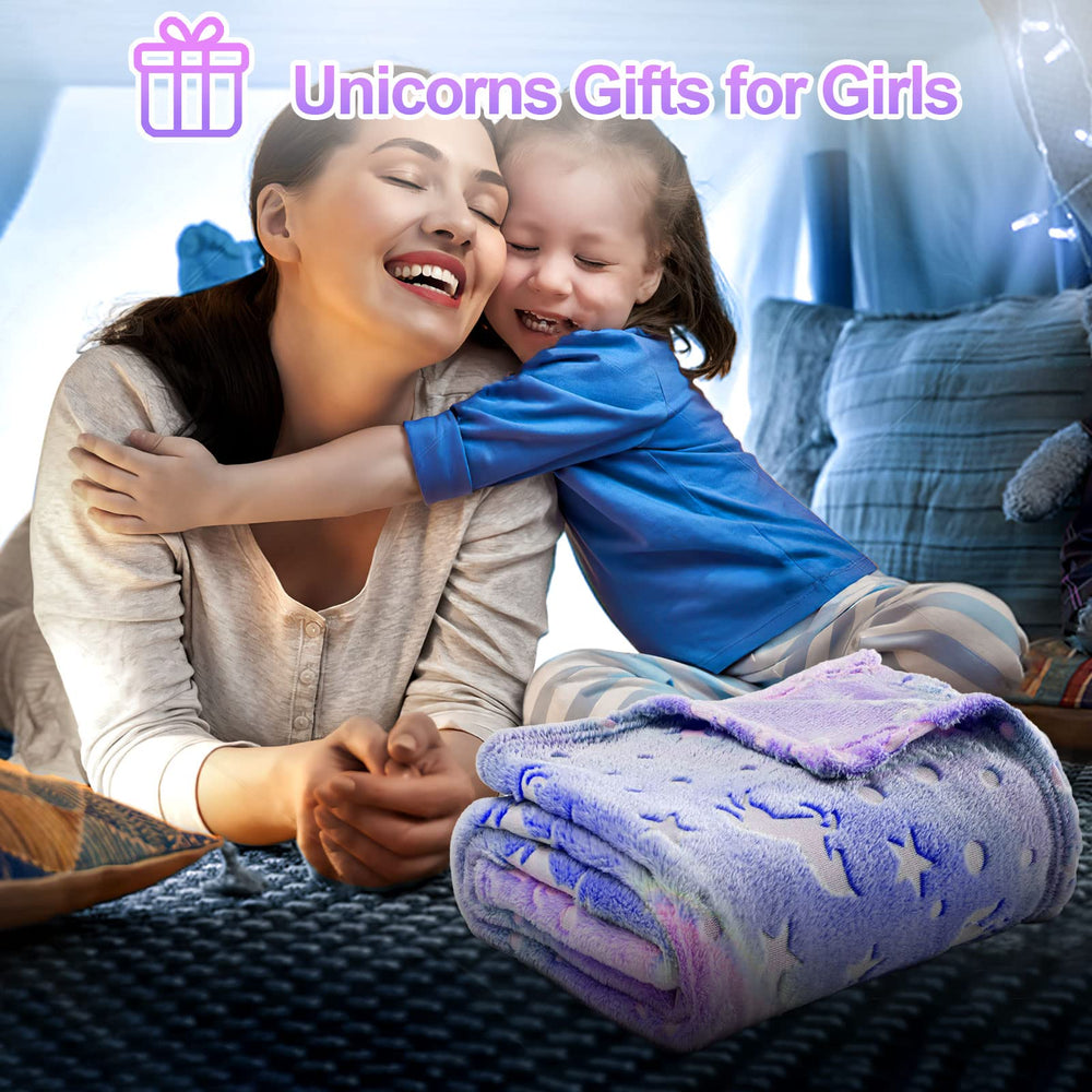 TEHALK unicorn blanket ideal for lunch breaks and quick rest