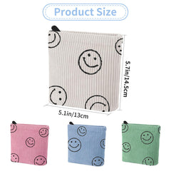 Teircno corduroy period bag with soft-touch fabric that's easy to clean.