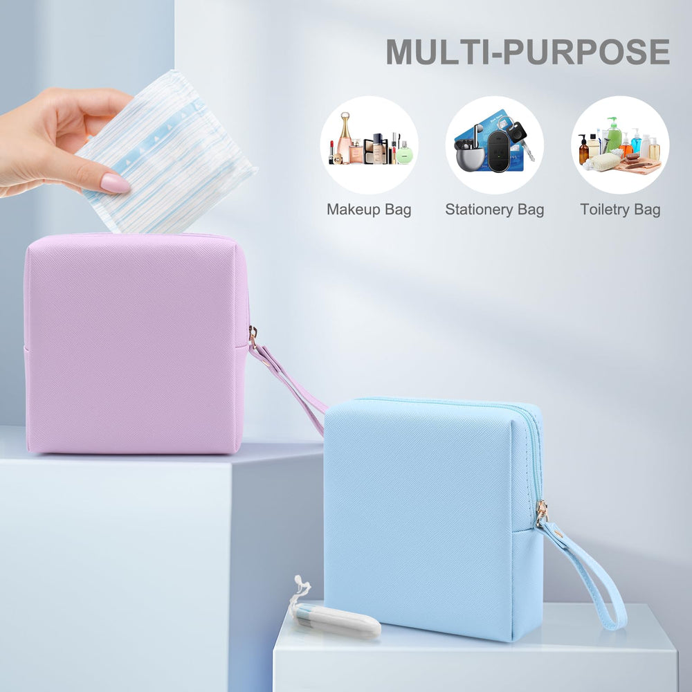 Teircno discreet pouch preserves privacy while storing hygiene items.