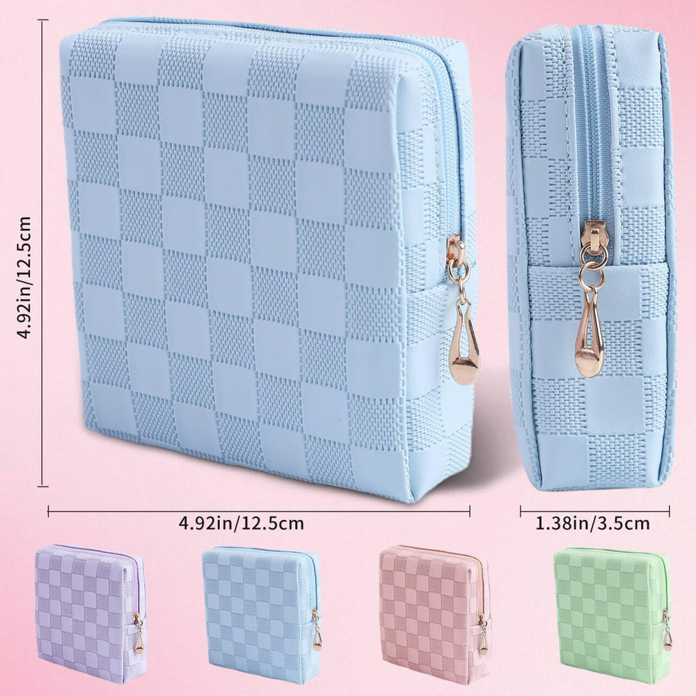 Teircno compact travel-size period bag keeps essentials discreetly organized on the go.