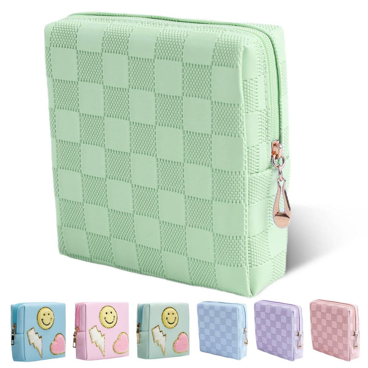 Teircno period bag with waterproof PU leather for easy cleaning and shine.