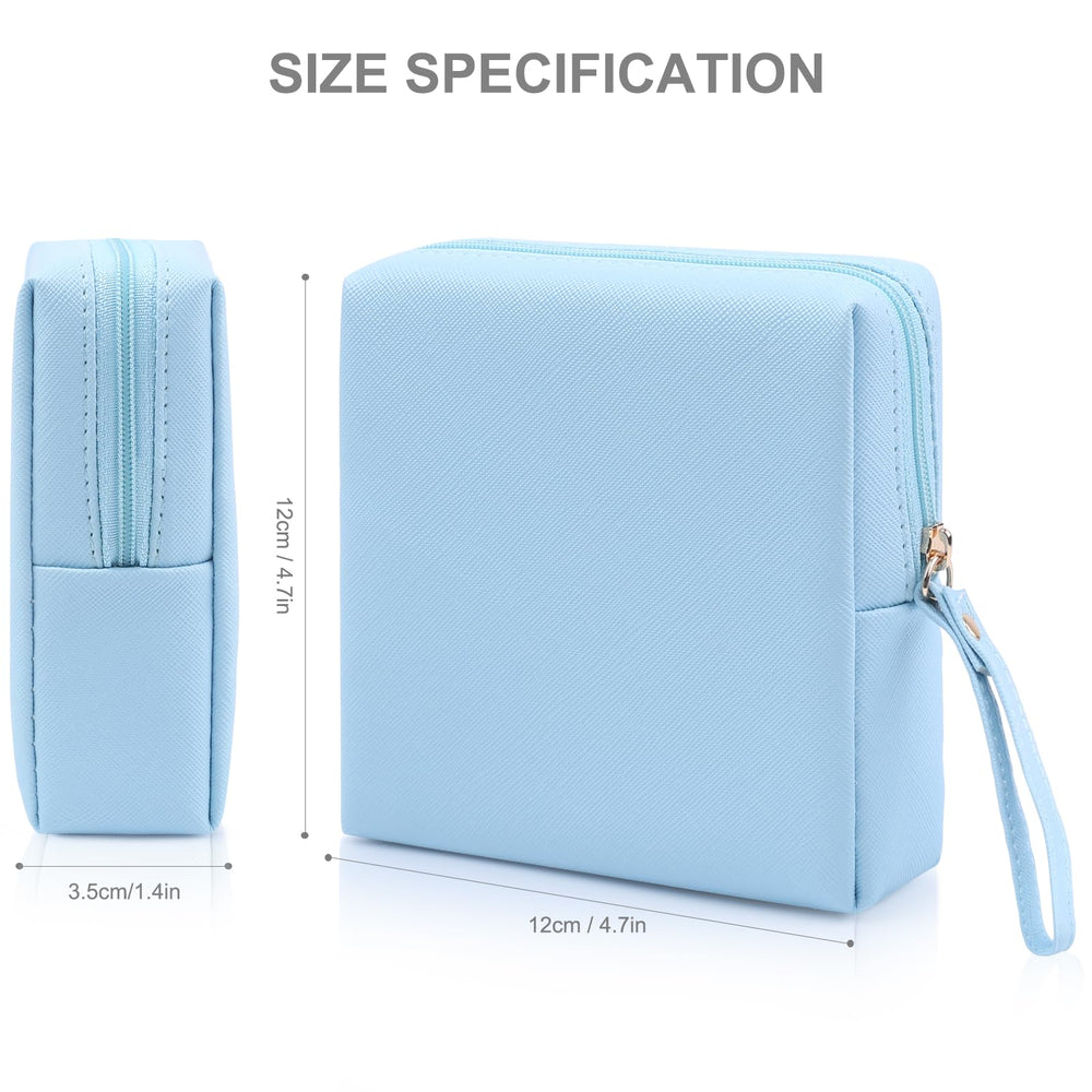 Teircno period pouch with a sturdy handle for easy carrying.