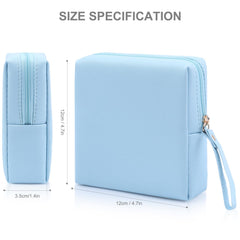Teircno period pouch with a sturdy handle for easy carrying.