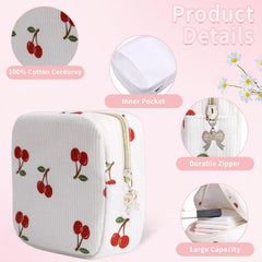 Teircno pouch inner divider helps separate products and reduce noise.