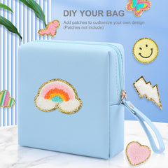 Teircno sanitary bag fits 6-10 pads for on-the-go packing.