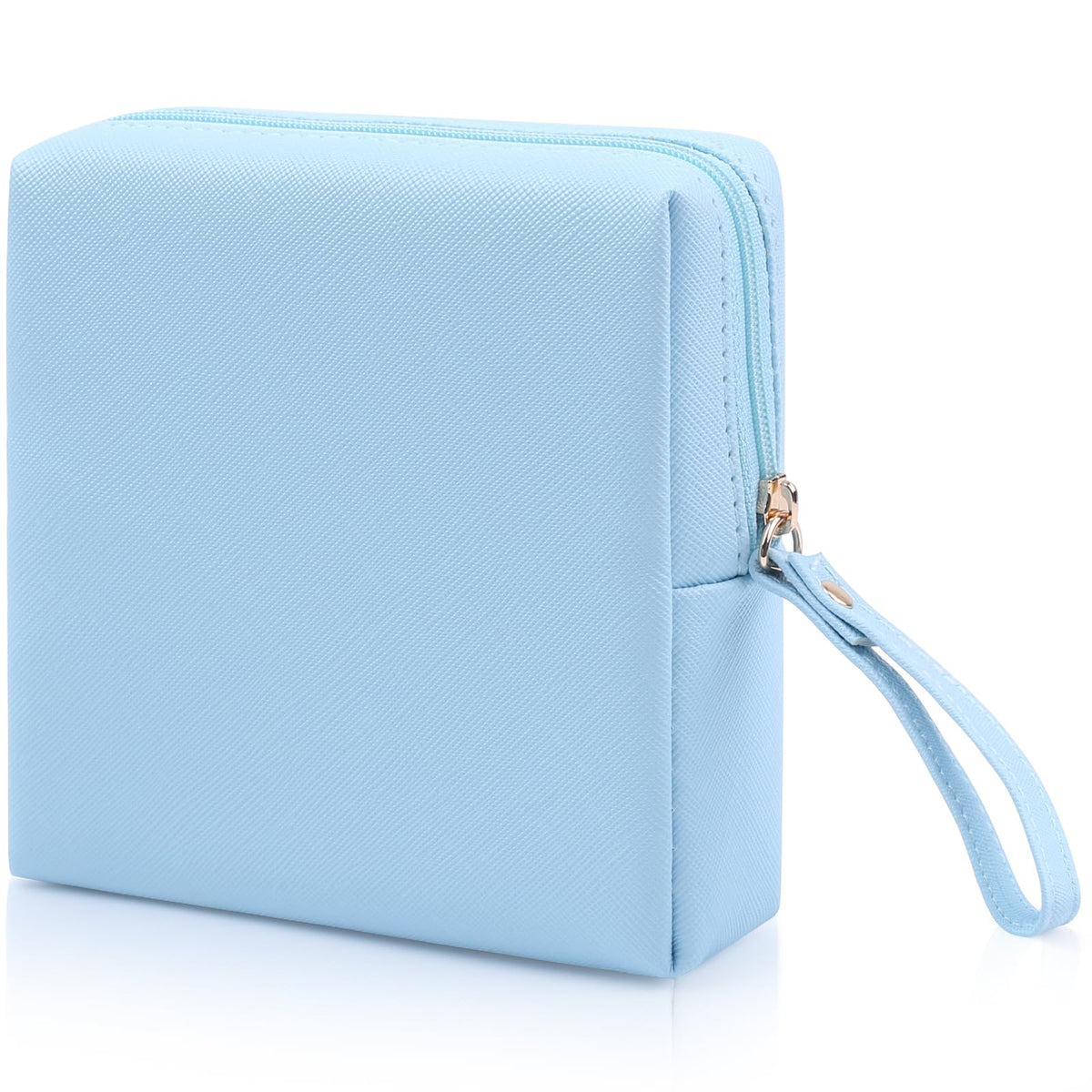 Teircno sanitary napkin bag with water-repellent PU leather for easy cleaning.