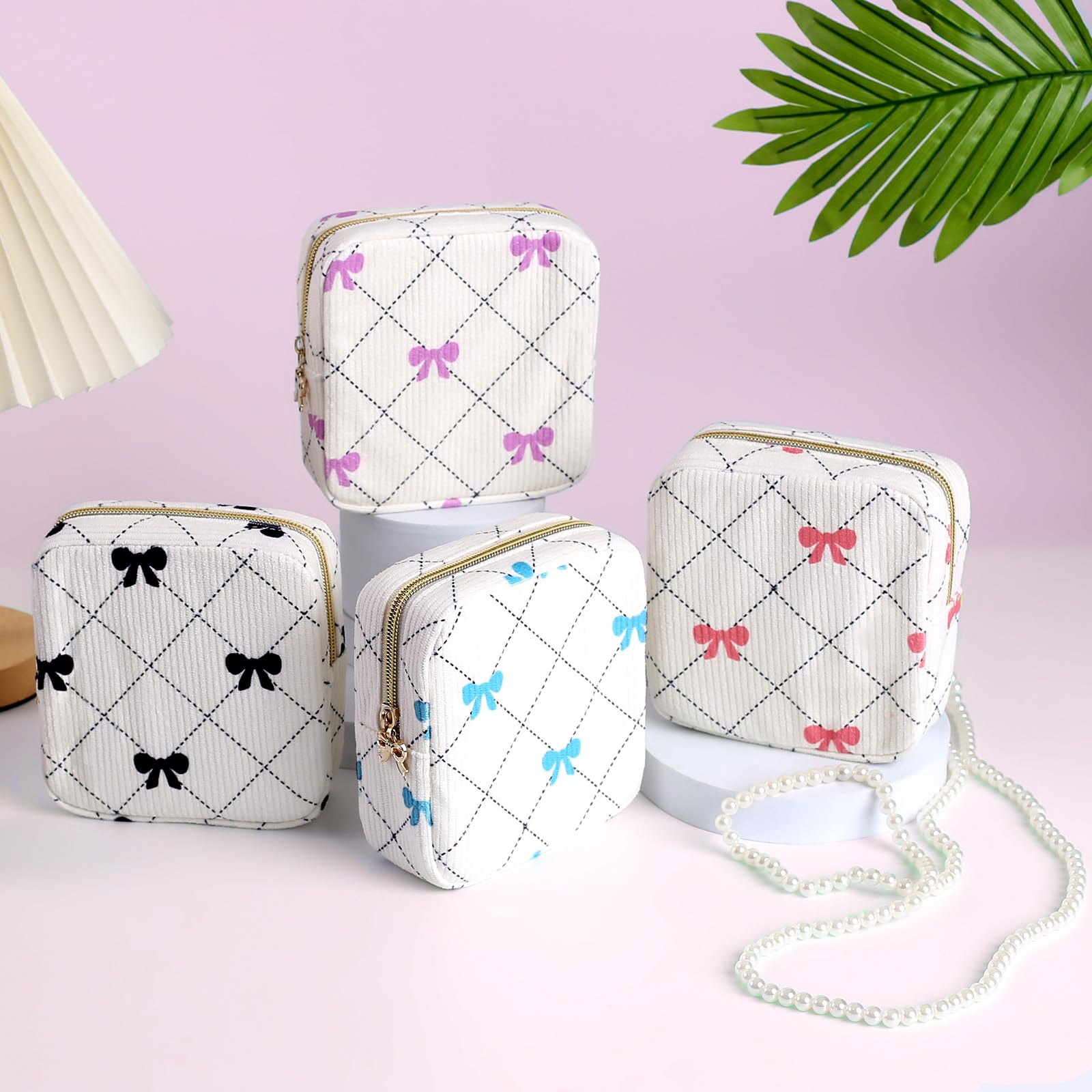 Teircno travel-friendly period pouch fits bags for on-the-go use.