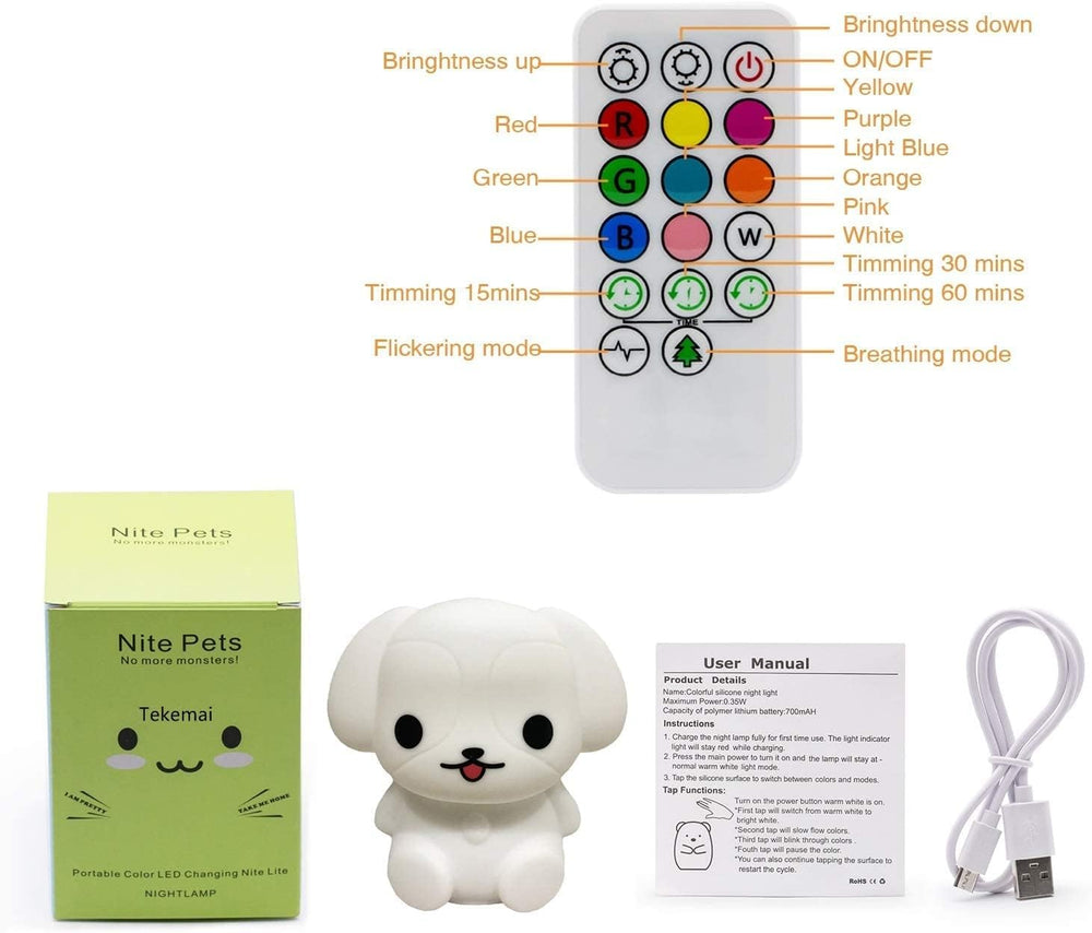 Tekemai Night Light durable design suitable for baby nursery