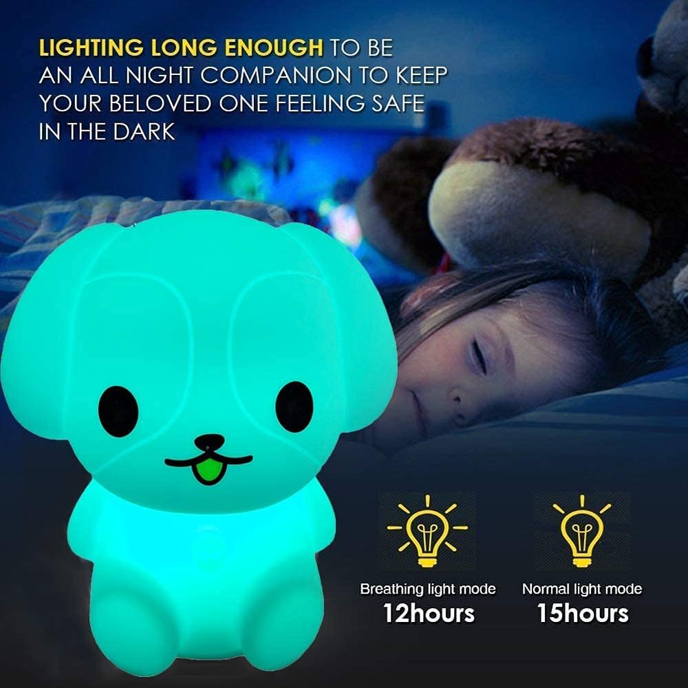 Tekemai Night Light color-cycle mode supports visual interest