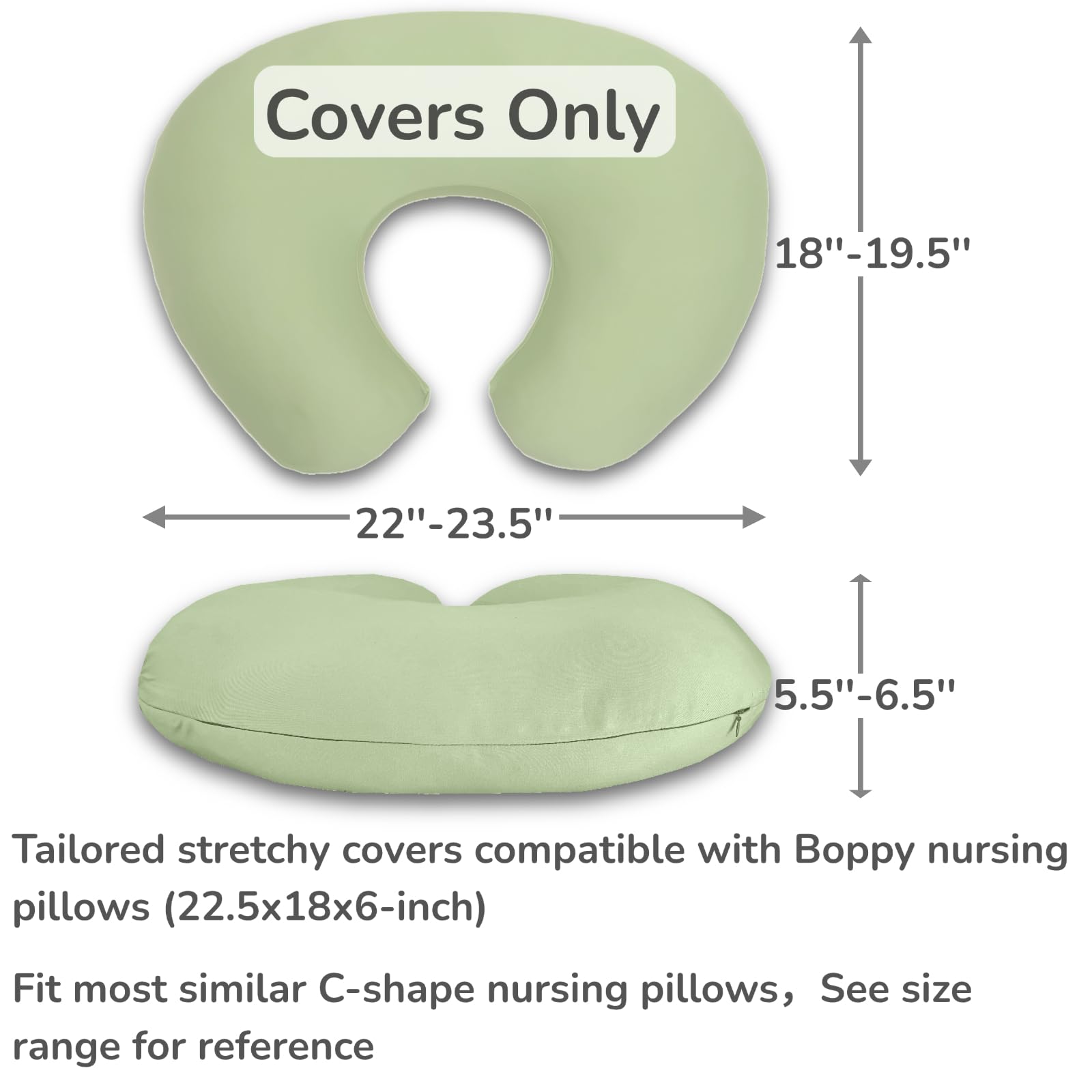 Teleamica gender-neutral 2-pack cover set suits neutral nursery styling.