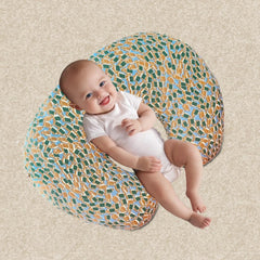 Teleamica terracotta-tile ultra soft cover enhances baby comfort during feedings.