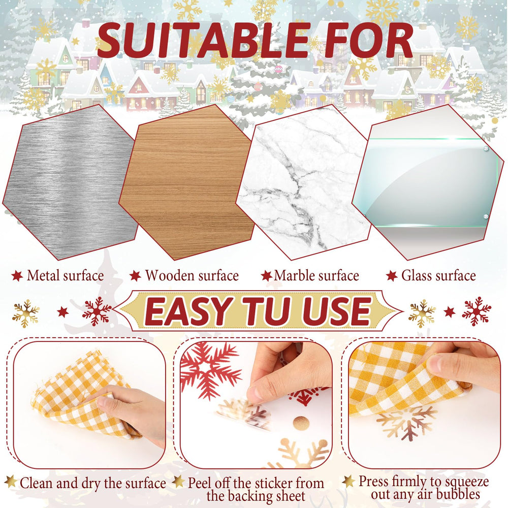 Teling snowflake deer wall decal creates playful woodland accents for nursery decor.