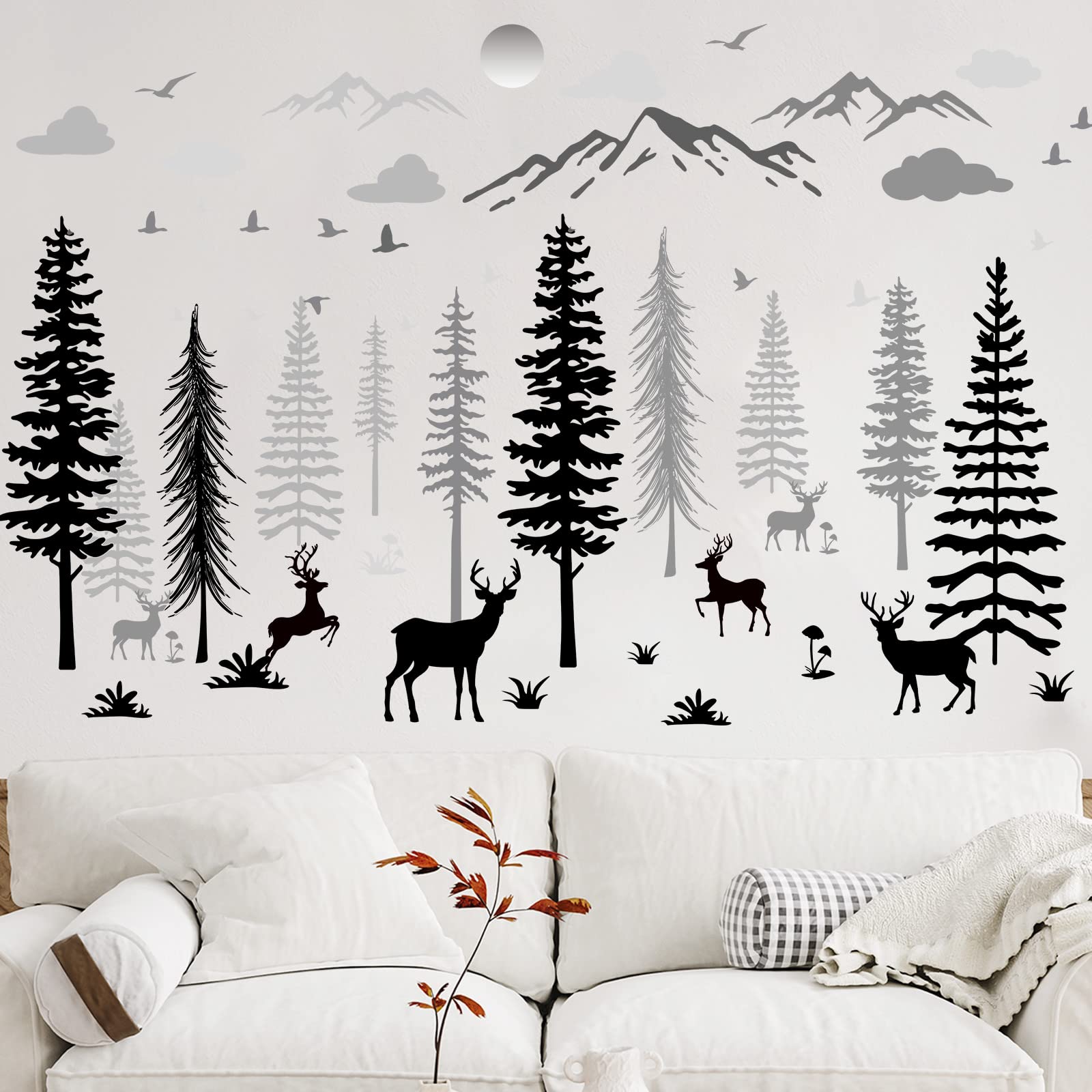 Teling winter snowflake wall decal adds cozy vibes to nursery decor