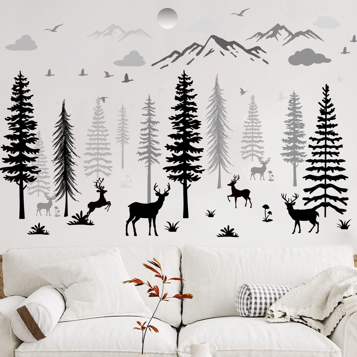 Teling winter snowflake wall decal adds cozy vibes to nursery decor