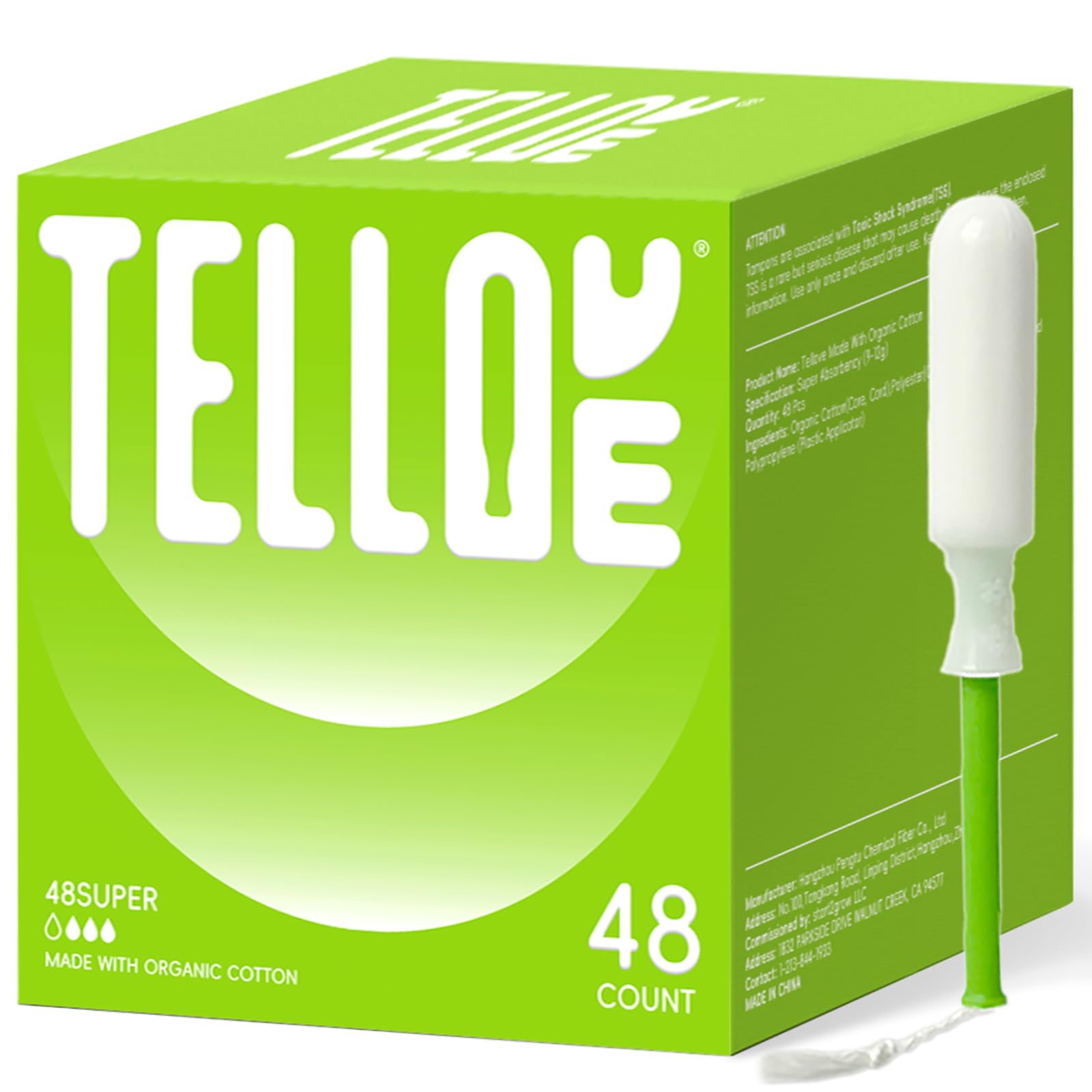 Tellove tampons with 360° Comfort-Expand for reliable protection during active days