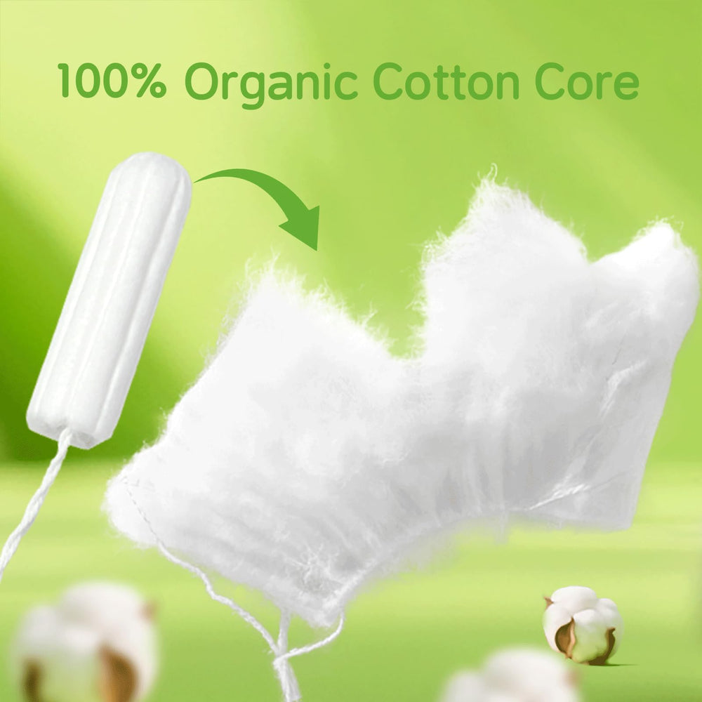Tellove super tampons application with teardrop port for active days.