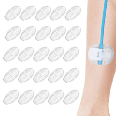 Telooco catheter fixation patch 11x6.5cm stabilizes a Foley setup with gentle support.