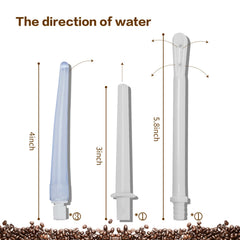 TEMONTIAN coffee enema nozzle set for versatile enema routines
