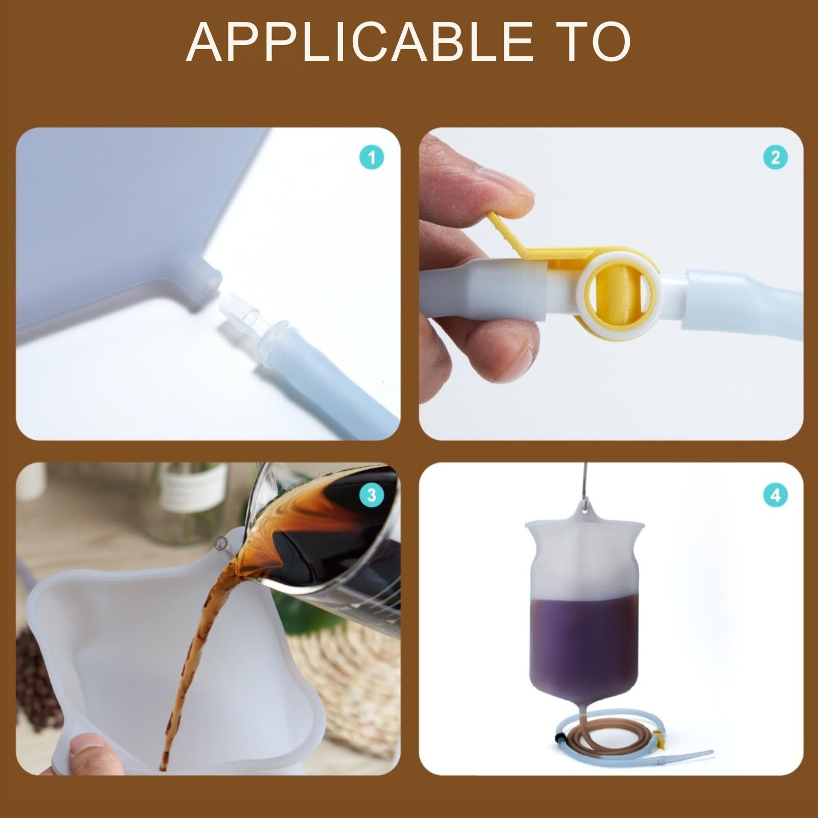 TEMONTIAN compatible with most enema bags and kits for easy upgrades