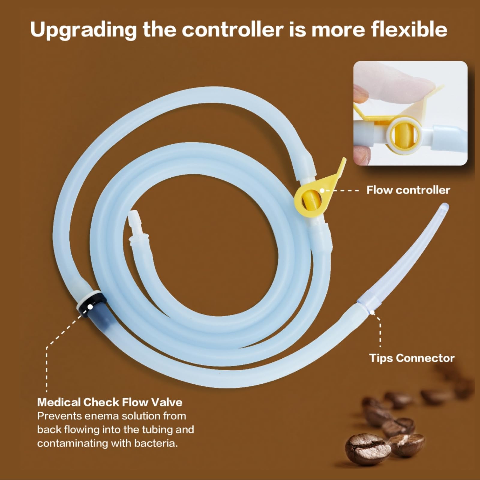 TEMONTIAN soft, slim nozzles for painless insertion
