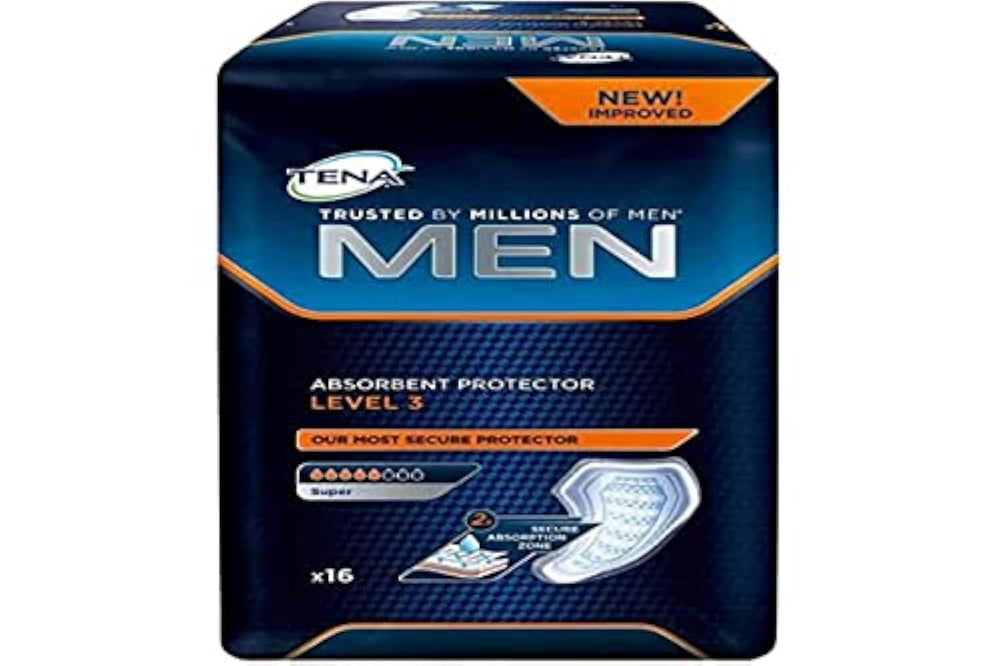TENA for Men Level 3 brief offering discreet protection for active days.