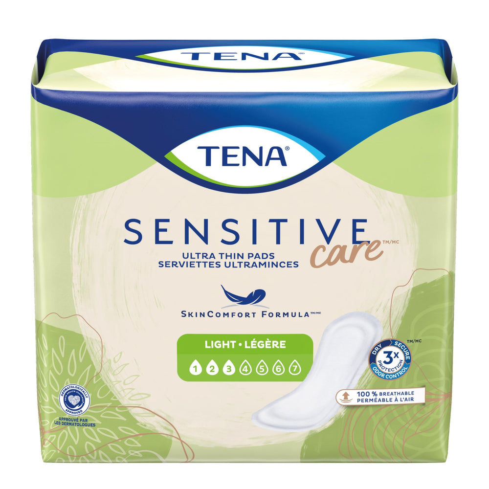 TENA Intimates Ultra Thin Light pad, breathable design keeps skin comfortable