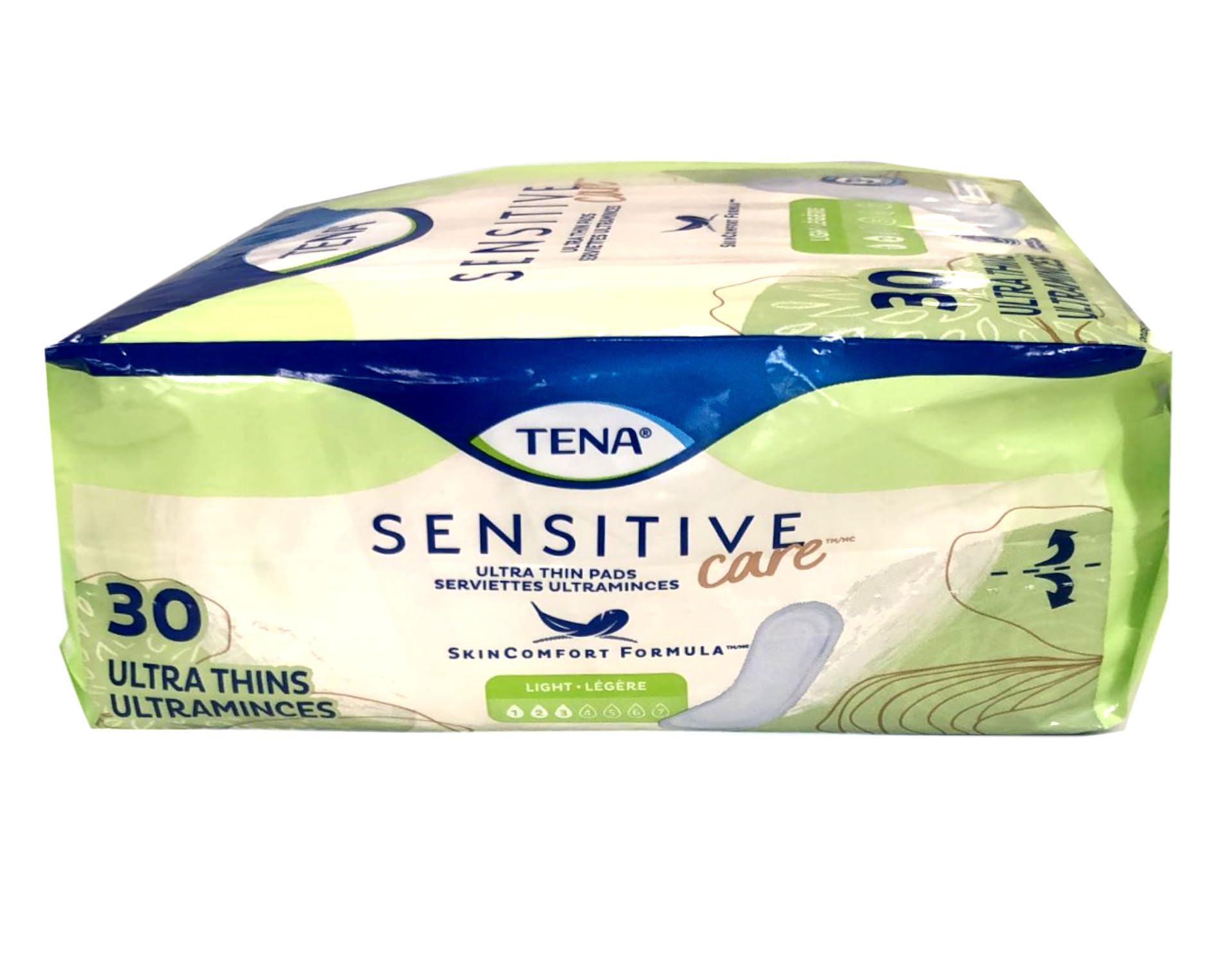 TENA Intimates Ultra Thin Light pad, two-pack convenience