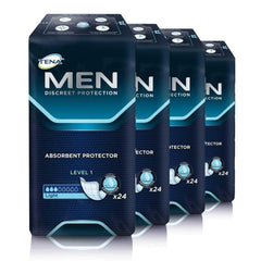 TENA for Men Level 1 pack front view for discreet protection.