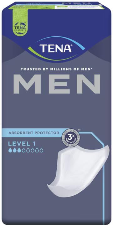 TENA MEN Level 1 undergarment protector thin pad for discreet protection.