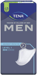 TENA MEN Level 1 undergarment protector thin pad for discreet protection.