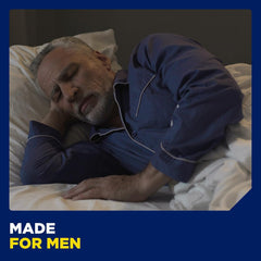 TENA Men Maximum Guard pack, front view showing on-the-go packaging.