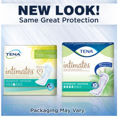 TENA Sensitive Care pack back view, reliable protection throughout the day