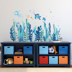 Tenare jellyfish wall sticker brings calming underwater vibes to playrooms.