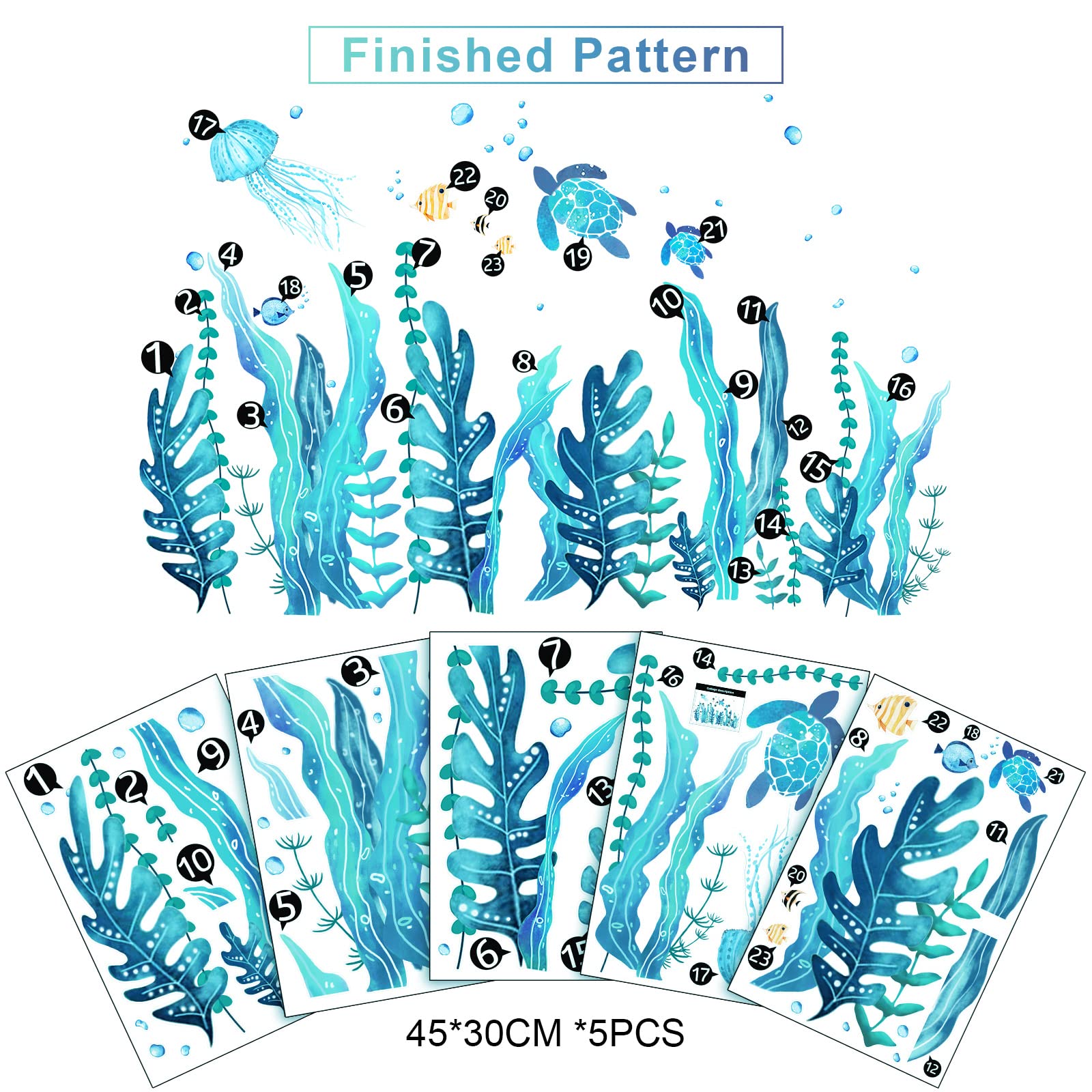 Tenare removable vinyl wall stickers are easy to reposition