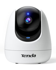 Tenda CP3 Pro 2K camera front view shows clear day and night monitoring