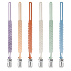 Tender Babe packaging for silicone pacifier clips shown for gifting