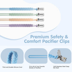 Sturdy Tender Babe clip with plastic teeth grips fabric securely