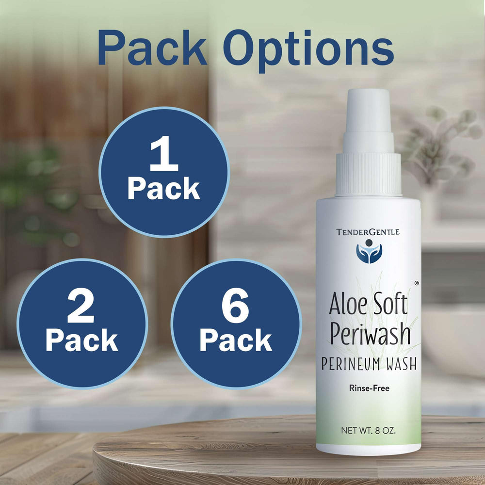 TenderGentle Aloe Soft Perineal Spray after-workout scene for refreshing use.