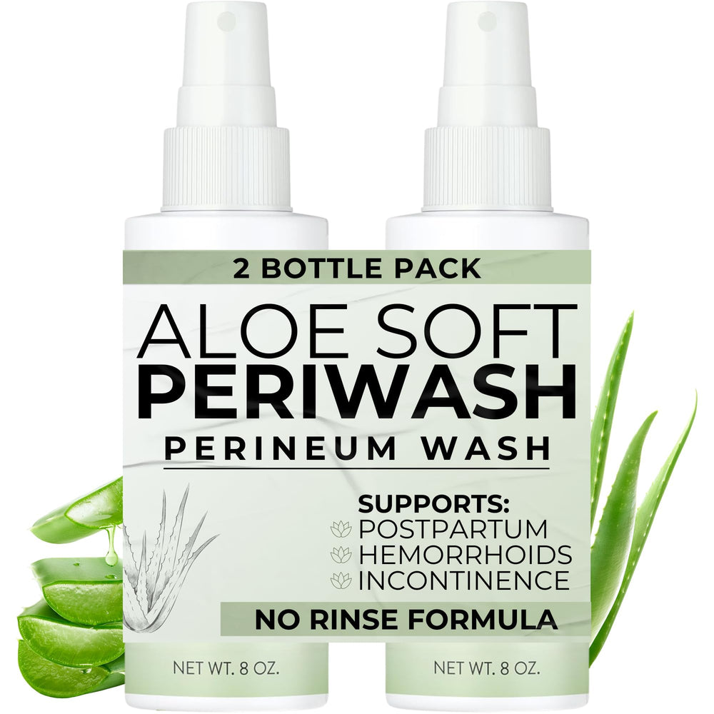 TenderGentle Aloe Soft Perineal Spray bottle front for quick, soothing cleansing.