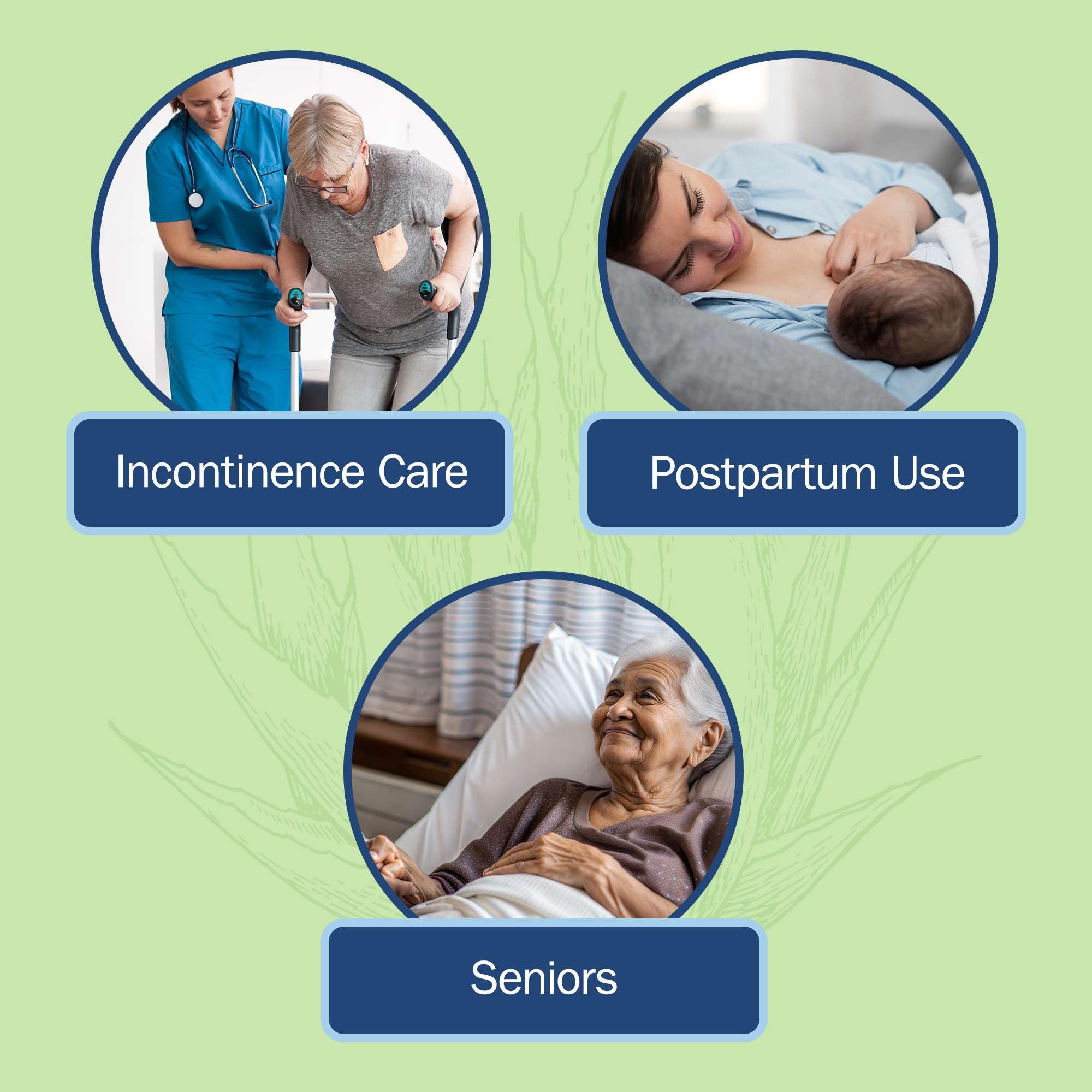 TenderGentle Aloe Soft Perineal Spray ingredients label close-up emphasize aloe content.